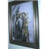 Image 1 : ORIGINAL OIL ON CANVAS:  FEMALE MUSICIANS