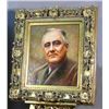 Image 1 : ORIGINAL OIL ON CANVAS:  PORTRAIT OF FDR