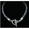 Image 1 : VINTAGE DESIGNER KIESELSTEIN-CORD STERLING NECKLACE