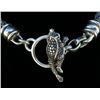 Image 2 : VINTAGE DESIGNER KIESELSTEIN-CORD STERLING NECKLACE