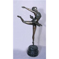 BRONZE SCULPTURE OF BALLERINA