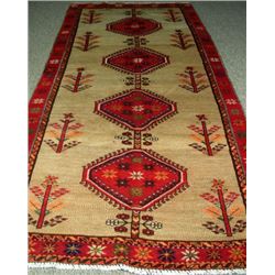 HAND KNOTTED PERSIAN SHIRAZ AREA RUG