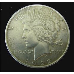 1922 PEACE SILVER DOLLAR