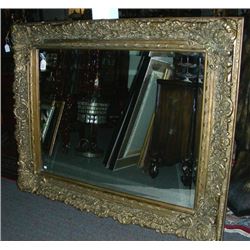 LARGE ORNATE GILT MIRROR