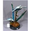 Image 2 : HEAVY BRONZE SCULPTURE OF TWO SEA TURTLES