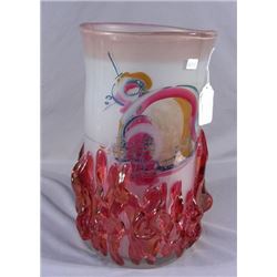 CUSTOM DESIGN ART GLASS VASE BY TAMAIAN