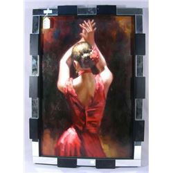 ORIGINAL OIL ON CANVAS:  DANCING WOMAN