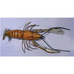 BRONZE SCULPTURE OF LOBSTER