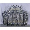 Image 1 : ORNATE CAST IRON FIRESCREEN