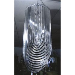 MID CENTURY MODERN LUCITE CHANDELIER