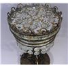 Image 2 : VERY UNUSUAL PAINTED MIRRORED GLASS TABLE