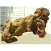 Image 1 : VERY UNUSUAL CUSTOM MADE CARVED TEAK ABSTRACT TIGER