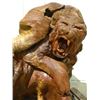 Image 2 : VERY UNUSUAL CUSTOM MADE CARVED TEAK ABSTRACT TIGER