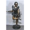 Image 1 : LARGE BRONZE SCULPTURE OF YOUNG BALLERINA