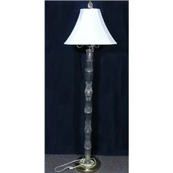 VINTAGE CUT CRYSTAL FLOOR LAMP