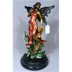 BRONZE SCULPTURE OF STANDING FAIRY