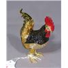 Image 1 : FINE METAL, ENAMEL AND RHINESTONE ROOSTER BOX