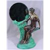 Image 1 : ART NOUVEAU STYLE BRONZE SCULLPTURE OF WOMAN WITH