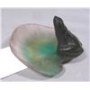 Image 1 : HAND SIGNED DAUM PATE DE VERRE ART GLASS FROG