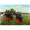 Image 1 : ORIGINAL OIL ON CANVAS:  BRITTISH REDCOATS