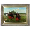Image 2 : ORIGINAL OIL ON CANVAS:  BRITTISH REDCOATS