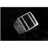 Image 1 : GENTLEMEN'S STERLING SILVER AND ONYX RING