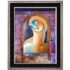 Image 1 : Colorful Modern Abstract Madonna Style Original Canvas Gaylord Soli Dealer Liquidation Sale