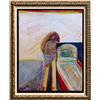 Image 1 : Rare Abstract Modern Original Painting on Canvas Liquidation Contemporary Colorful Gaylord Soli