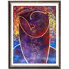 Image 1 : Contemporary Colorful Soli Purple Pop Vibrant Colors Abstract Original Gaylord Modern Painting