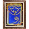 Image 1 : Pop Abstract Bold Cobalt Blue Original Multiple Painting on Canvas Modern Art