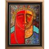 Image 1 : Red Bold Original 48x36 Large Original Canvas Modern Pop Art