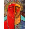Image 2 : Red Bold Original 48x36 Large Original Canvas Modern Pop Art
