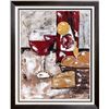 Image 1 : Janier Perfect Wine Acrylic on Canvas Heavy Texture Fantastic Original