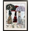 Image 5 : Umbrella Girl's Night Palette Textured Rich Colors Modern Original Art Janier