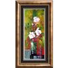 Image 2 : Fantastic Large Original Textured Floral Acrylic Painting Janier Signed Art