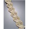 Image 1 : Italian 18-Karat Tri-Colored Gold Wide Braided Bracelet, Length: 7-1/2 in (19.1 cm), Width: 1...