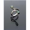 Image 1 : 18-Karat Yellow Gold Twin Emerald Bypass Dinner Ring, Set with two rectangular emerald cut emer...