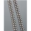 Image 1 : Opera Length Tahitian Black Cultured Pearl, Ruby and Diamond Necklace, Knotted, The double stra...