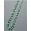 Matinee Length Emerald and Diamond Necklace, The double strand having approximately five hundre...
