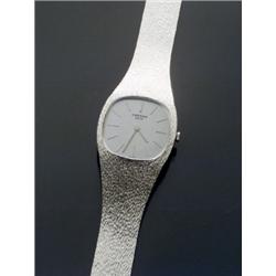 18-Karat White Gold Gentleman's Manual-Wind Wristwatch, Carven 'Leonard ', Swiss, Recent, Hav...