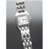Image 1 : Stainless Steel Gentleman's Quartz Wristwatch, Cartier +Panther,' Swiss, Circa 1994, Having a...