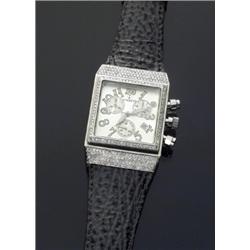 Stainless Steel and Diamond Gentleman's Quartz Wristwatch Trebor 'Formula, ' Limited Numbered 41,...