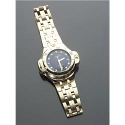 Yellow Gold Plated Gentleman's Automatic Compass Wristwatch, Jahan, Swiss, Recent, Limited nu...