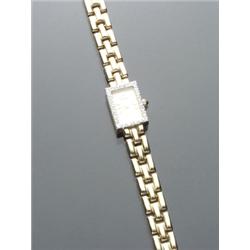 Swiss14-Karat Yellow and White Gold and Diamond Quartz Wristwatch, Centier, Recent, Having a...