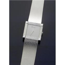 18-Karat White Gold and Diamond Manual-Wind Gentleman's Wristwatch, Kutchinsky, Swiss, Seventee...