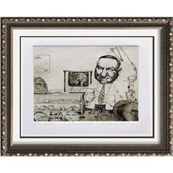 Charles Bragg Orthodontist Dentist Signed Etching Ltd Ed Sale