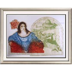 Russian Artist Etching Jerusalem Rare Ltd Ed Sale