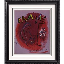 Chagall "After" Classic Colorful Original Lithograph Rare Sale