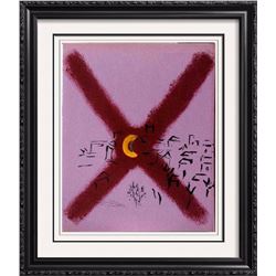 Marc Chagall "After" Fantastic Original Lithograph Colored Rare Sale