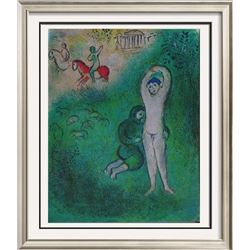 Colorful Original Lithograph Marc Chagall "After" Rare Sale